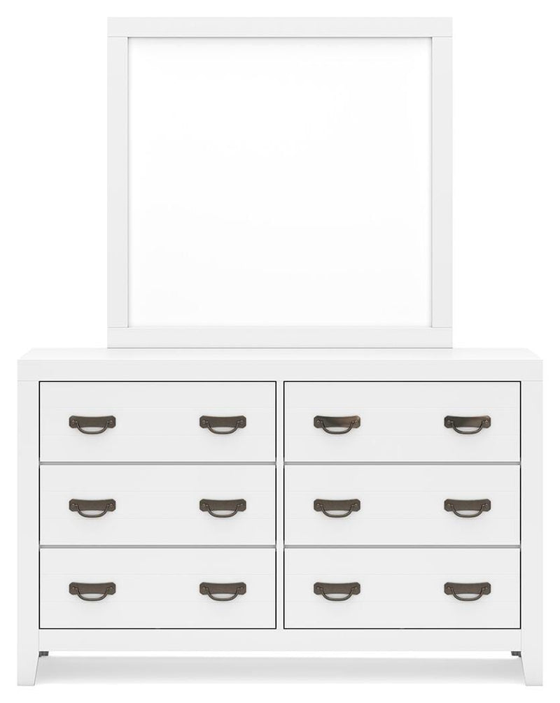 Binterglen King Panel Bed, Dresser and Mirror