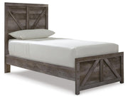Wynnlow Twin Crossbuck Panel Bed