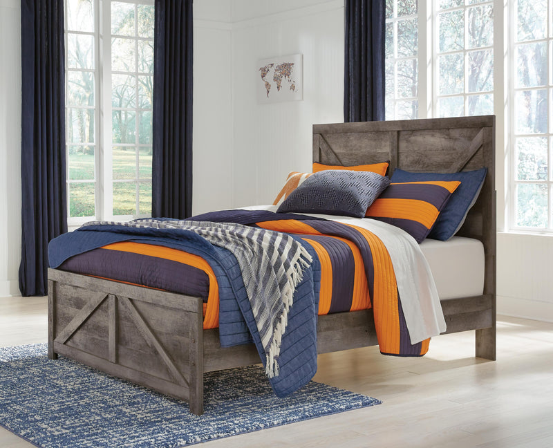 Wynnlow Full Panel Bed, Chest and Nightstand