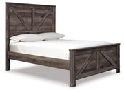 Wynnlow Queen Crossbuck Panel Bed, Dresser, Mirror and Chest