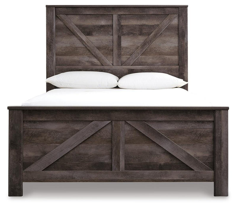 Wynnlow Queen Crossbuck Panel Bed