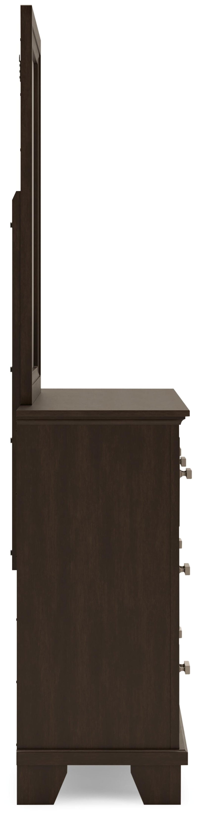 Covetown California King Panel Bed, Dresser and Mirror