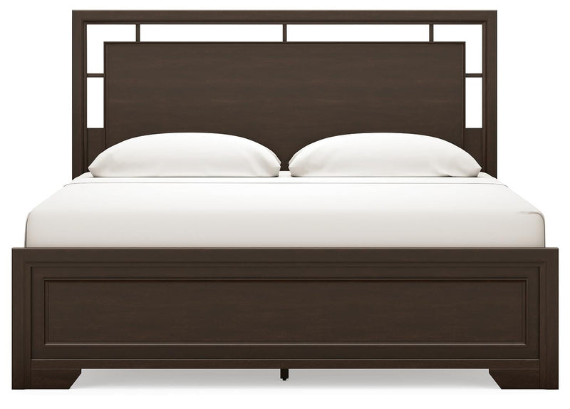 Covetown King Panel Bed, Dresser and Mirror