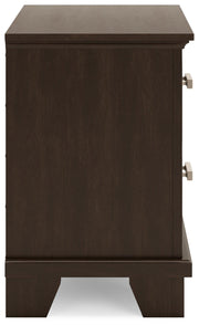 Covetown California King Panel Bed and 2 Nightstands