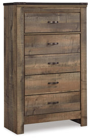 Trinell Full Bookcase Storage Bed, Dresser, Chest and Nightstand
