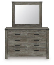 Frandern Full Panel Bed, Dresser and Mirror