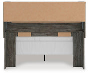 Frandern Full Bookcase Panel Bed