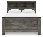Frandern Full Bookcase Panel Bed