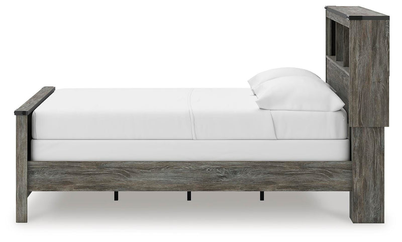 Frandern Full Bookcase Panel Bed