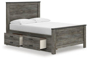 Frandern Full Panel Bed with Storage