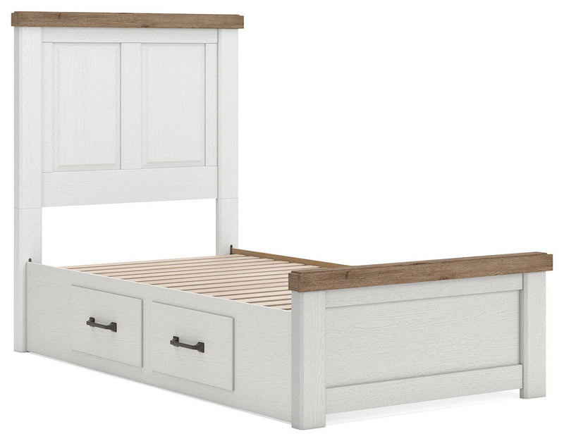 Savonport Twin Panel Bed with Storage