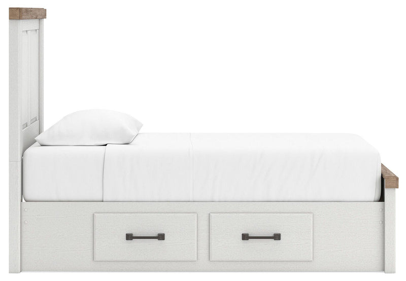 Savonport Twin Panel Bed with Storage
