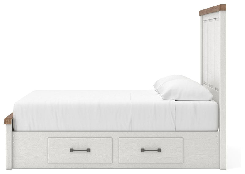 Savonport Queen Panel Bed with Storage