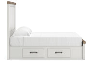 Savonport King Panel Bed with Storage