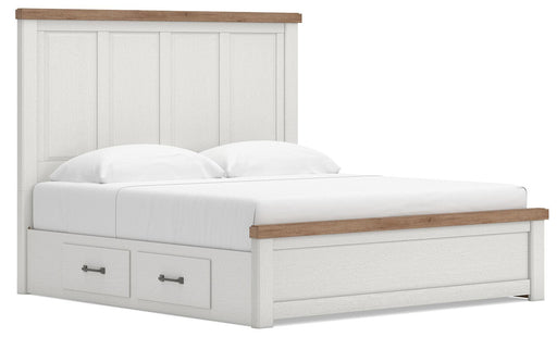 Savonport King Panel Bed with Storage