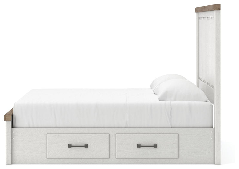 Savonport King Panel Bed with Storage