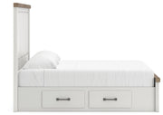 Savonport King Panel Bed with Storage