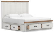 Savonport King Panel Storage Bed