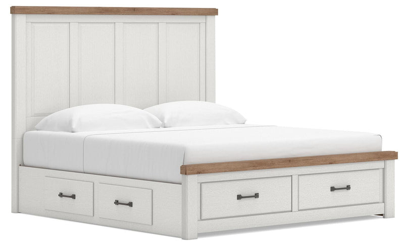Savonport King Panel Storage Bed