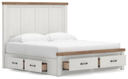 Savonport King Panel Storage Bed
