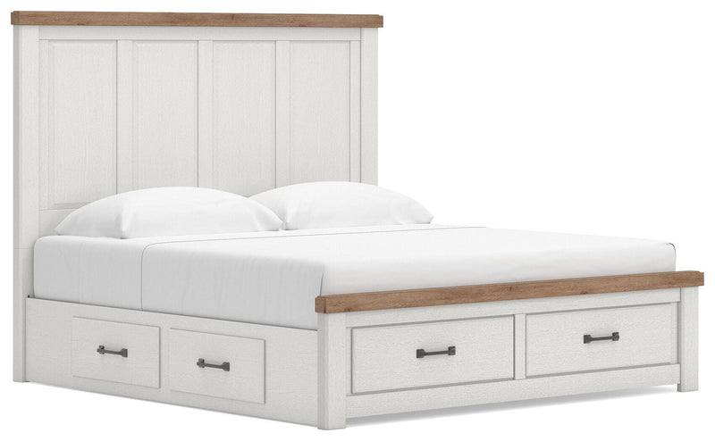 Savonport King Panel Storage Bed