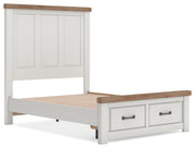 Savonport Full Panel Storage Bed