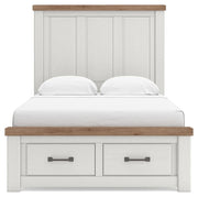 Savonport Full Panel Storage Bed