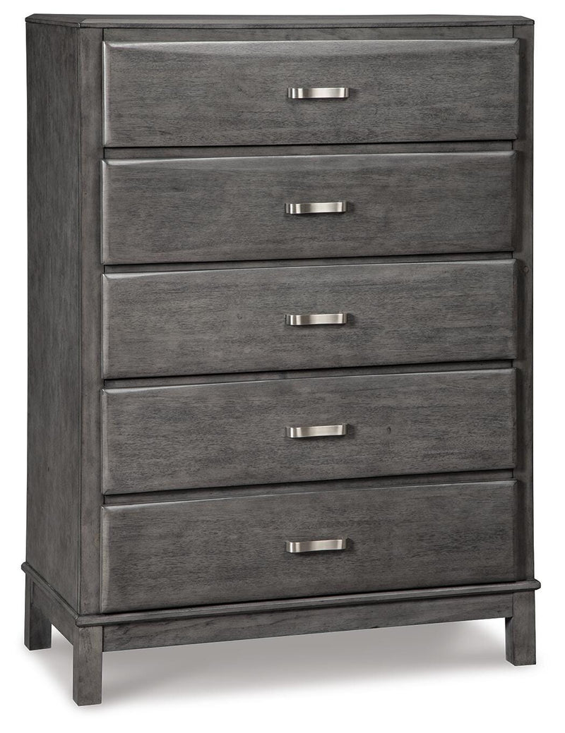 Caitbrook Full Storage Bed, Dresser and Chest