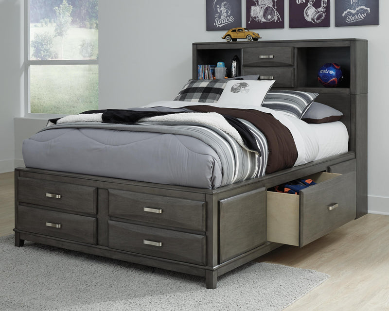 Caitbrook Full Storage Bed and Dresser