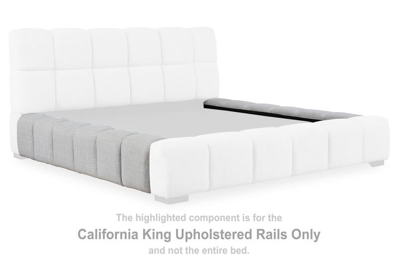 Grendusk California King Upholstered Rails