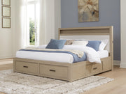 Calmoro California King Bookcase Bed