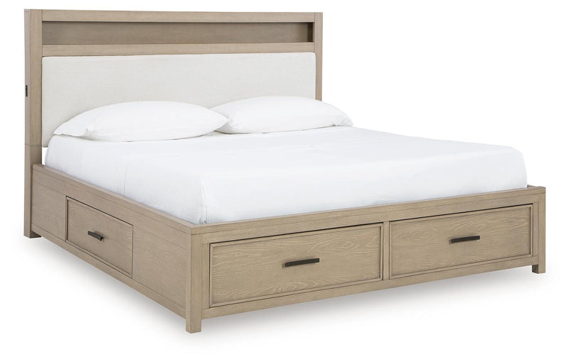 Calmoro King Bookcase Bed