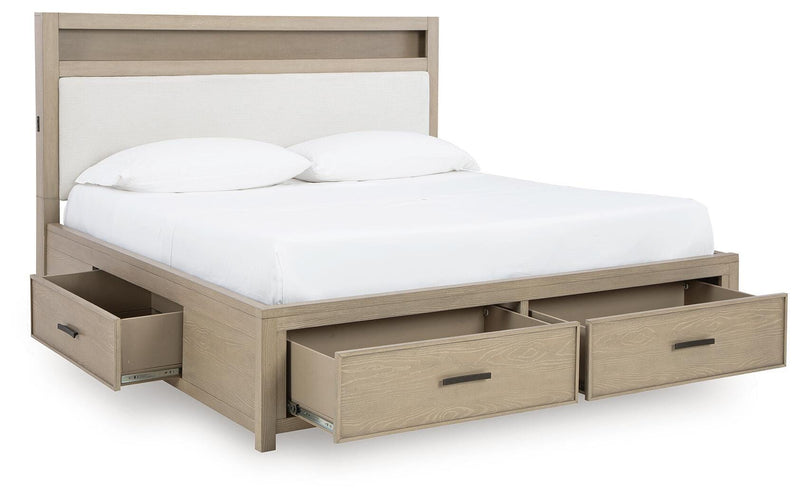 Calmoro King Bookcase Bed