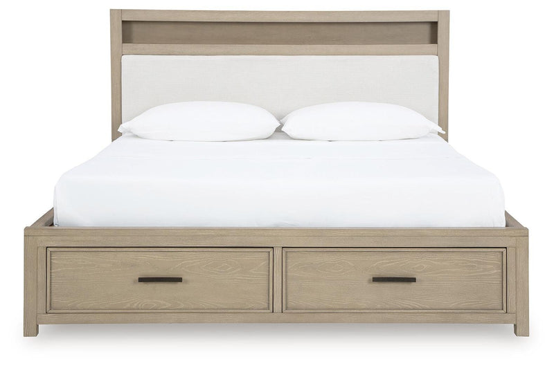 Calmoro California King Bookcase Bed