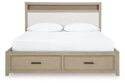 Calmoro Queen Bookcase Bed