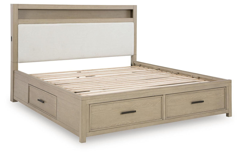 Calmoro King Bookcase Bed