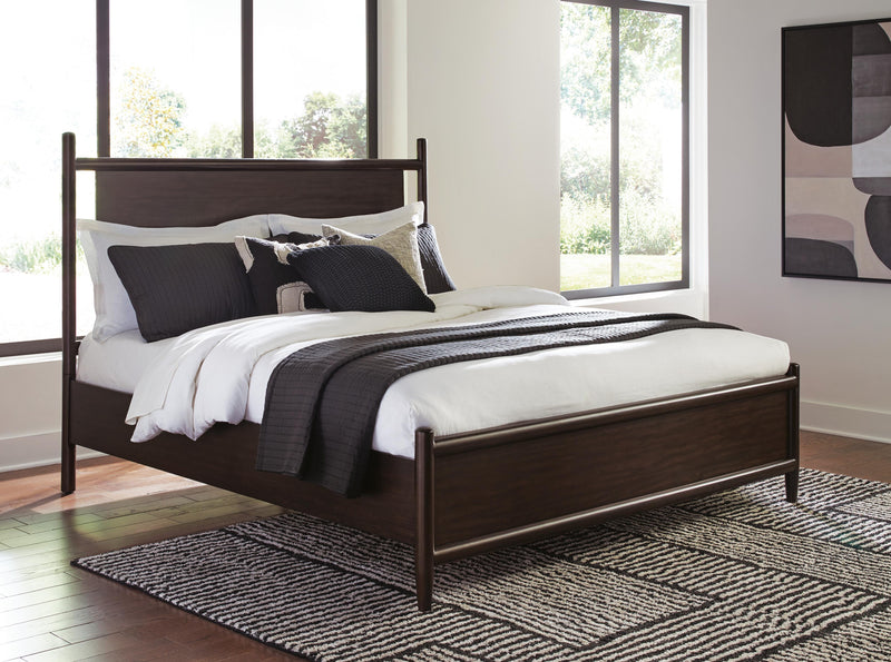 Dantenton Queen Panel Bed, Dresser and Mirror