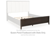 Westonfort Queen Panel Footboard with Slats