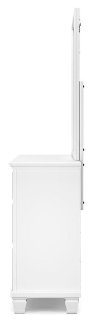 Fortman Queen Panel Bed, Dresser, Mirror and 2 Nightstands