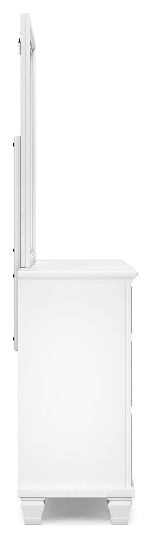 Fortman Twin Panel Bed, Dresser and Mirror