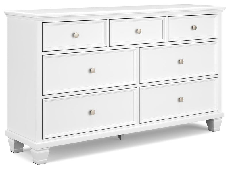 Fortman Full Panel Bed, Dresser and Nightstand
