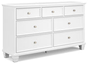 Fortman King Panel Bed, Dresser and 2 Nightstands
