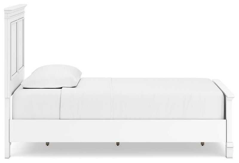 Fortman Twin Panel Bed, Dresser and Mirror