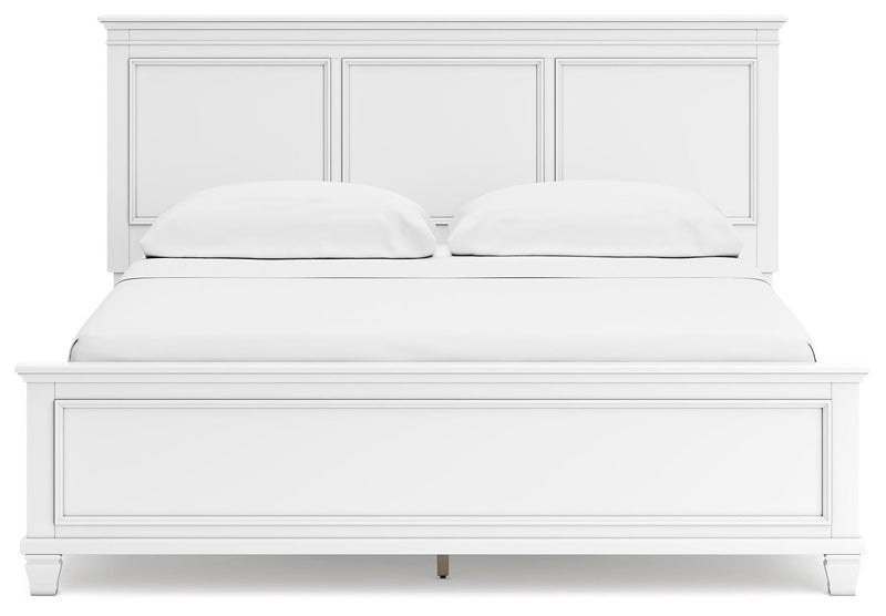 Fortman California King Panel Bed, Dresser and Mirror