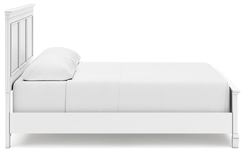 Fortman California King Panel Bed, Dresser and Mirror