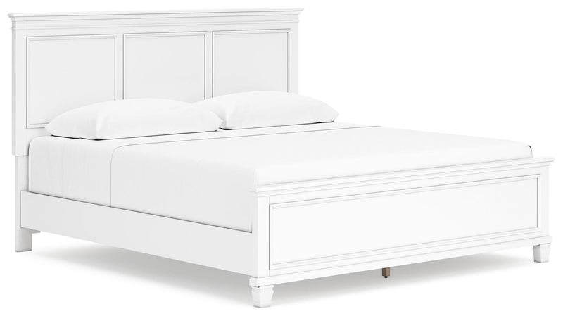Fortman King Panel Bed, Dresser and Mirror