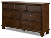 Danabrin Twin Panel Bed, Dresser and Nightstand