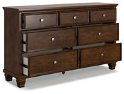 Danabrin Twin Panel Bed, Dresser and Nightstand