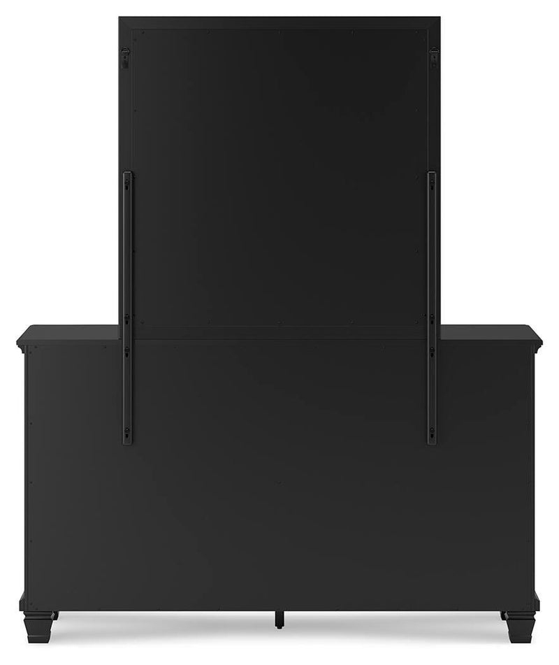 Lanolee Full Panel Bed, Dresser and Mirror