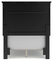 Lanolee Twin Panel Bed